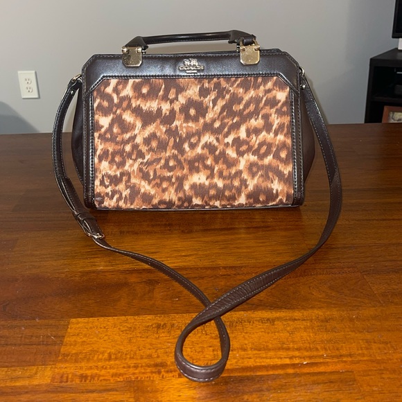 Coach Madison Mini Lexington Carryall in Ocelot Leopard Print. - Picture 1 of 16